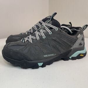 Merrell Women’s Size 8 Hiking Shoes Vibram Granite Gray Outdoor Select Dry